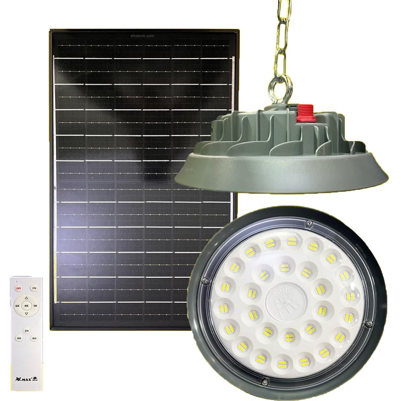 چراغ-سقفی-خورشیدی-ویمکس-مدل-V-UFO-88-100W